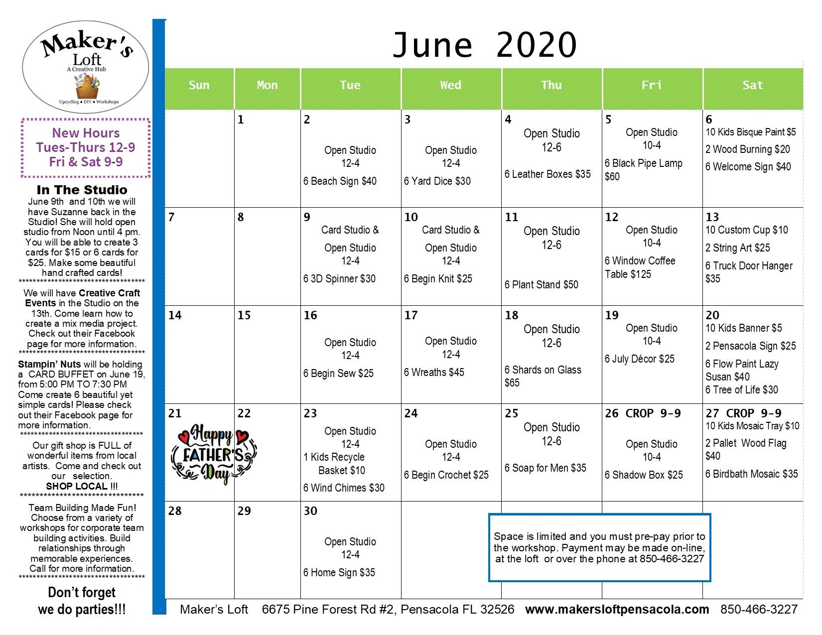 Makers Loft Makers Loft in Pensacola, Arts and Crafts,